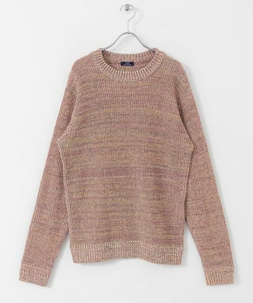 URBAN RESEARCH ITEMS / アーバンリサーチ アイテムズ ニット・セーター | マシンウォッシャブル マルチカラー畦ニット | 詳細3