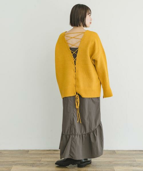 URBAN RESEARCH ITEMS / アーバンリサーチ アイテムズ ニット・セーター | バック編みニット | 詳細3