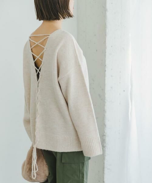 URBAN RESEARCH ITEMS / アーバンリサーチ アイテムズ ニット・セーター | バック編みニット | 詳細7
