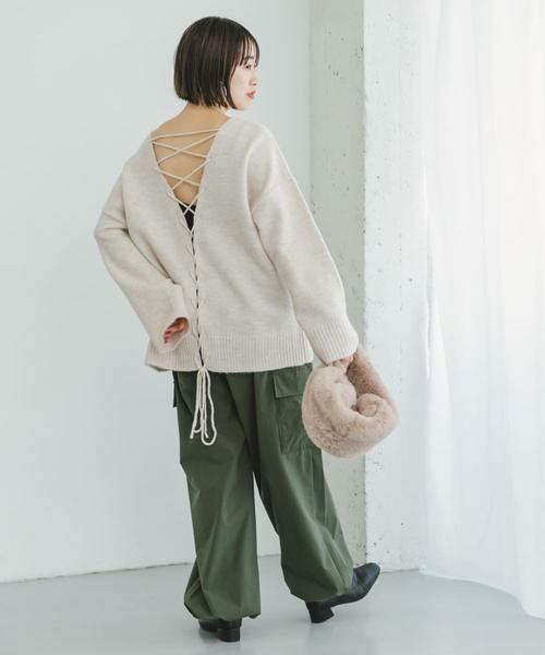 URBAN RESEARCH ITEMS / アーバンリサーチ アイテムズ ニット・セーター | バック編みニット | 詳細9