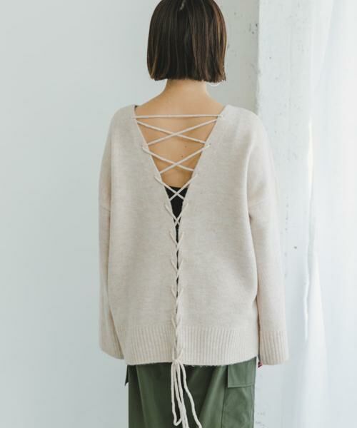 URBAN RESEARCH ITEMS / アーバンリサーチ アイテムズ ニット・セーター | バック編みニット | 詳細12