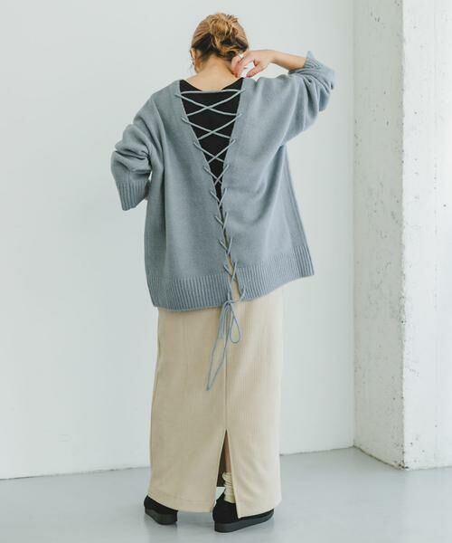 URBAN RESEARCH ITEMS / アーバンリサーチ アイテムズ ニット・セーター | バック編みニット | 詳細18