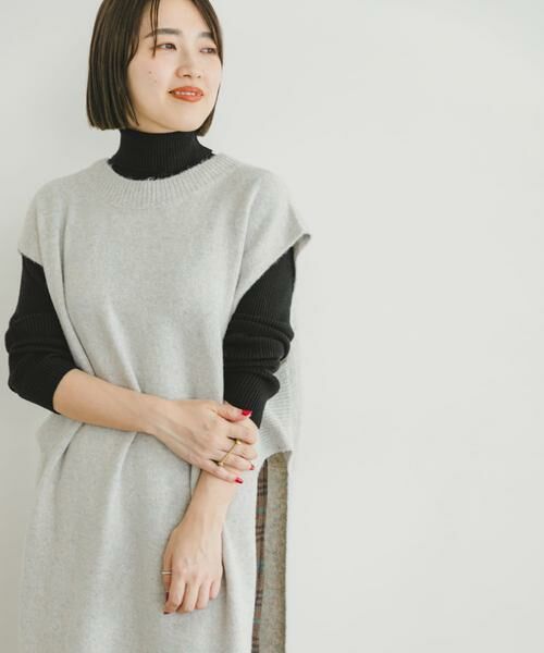 URBAN RESEARCH ITEMS / アーバンリサーチ アイテムズ ベスト | ニットロングベスト | 詳細1