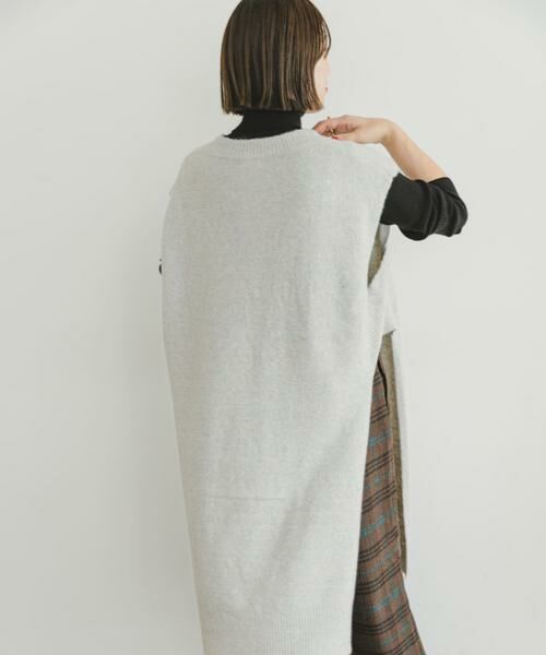 URBAN RESEARCH ITEMS / アーバンリサーチ アイテムズ ベスト | ニットロングベスト | 詳細3
