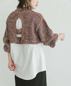 URBAN RESEARCH ITEMS / アーバンリサーチ アイテムズ ニット・セーター | 『洗濯可』ドッキングニットプルオーバー