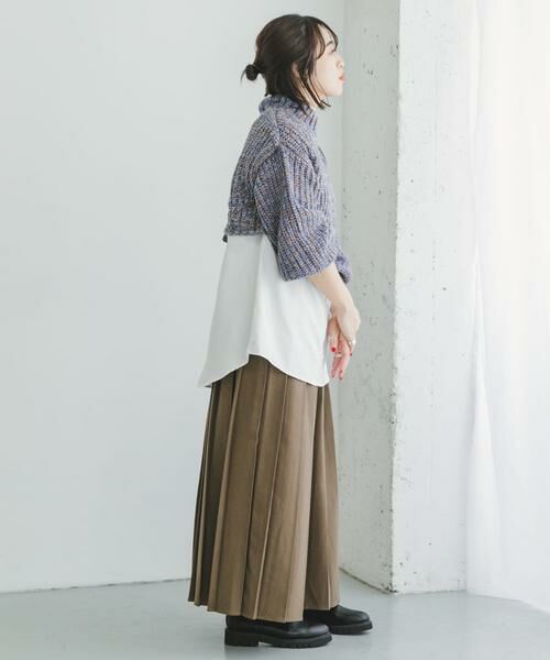 URBAN RESEARCH ITEMS / アーバンリサーチ アイテムズ ニット・セーター | 『洗濯可』ドッキングニットプルオーバー | 詳細16