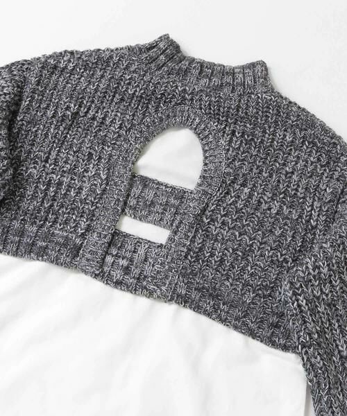 URBAN RESEARCH ITEMS / アーバンリサーチ アイテムズ ニット・セーター | 『洗濯可』ドッキングニットプルオーバー | 詳細26