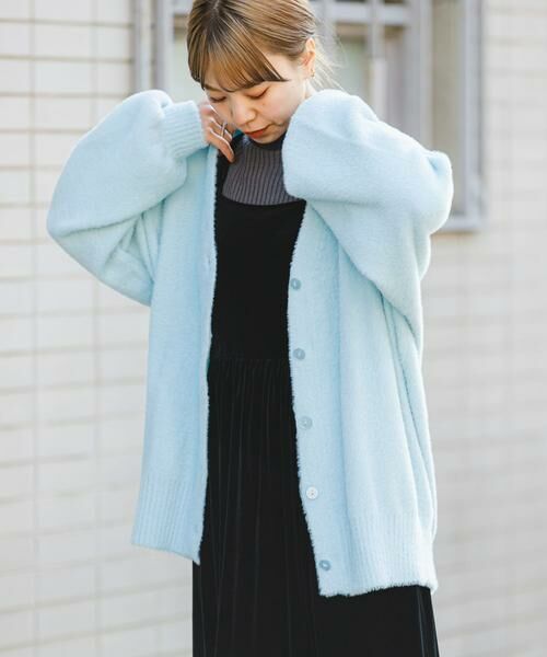 URBAN RESEARCH ITEMS / アーバンリサーチ アイテムズ カーディガン・ボレロ | ミニシャギーカーディガン2 | 詳細1