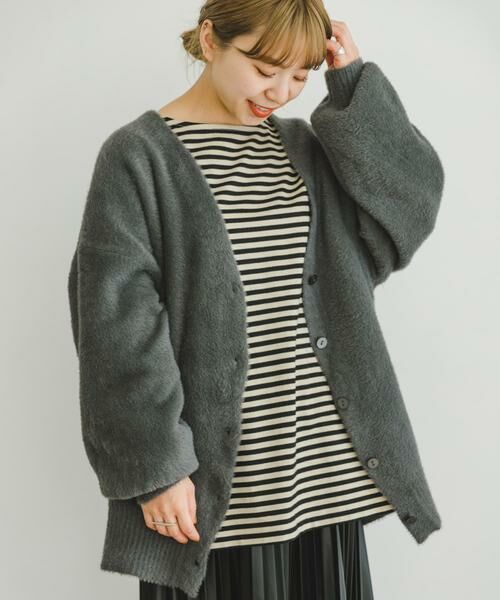 URBAN RESEARCH ITEMS / アーバンリサーチ アイテムズ カーディガン・ボレロ | ミニシャギーカーディガン2 | 詳細25