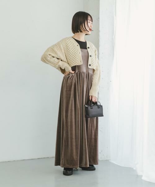 URBAN RESEARCH ITEMS / アーバンリサーチ アイテムズ カーディガン・ボレロ | ケーブルクロップドニットカーディガン | 詳細5