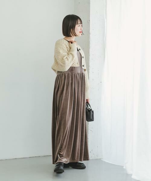 URBAN RESEARCH ITEMS / アーバンリサーチ アイテムズ カーディガン・ボレロ | ケーブルクロップドニットカーディガン | 詳細6