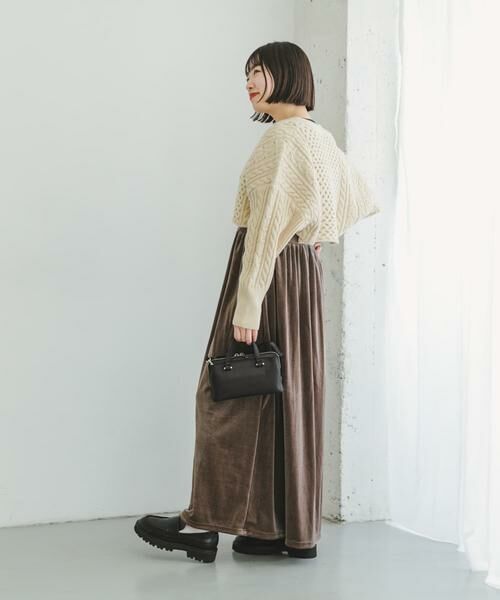 URBAN RESEARCH ITEMS / アーバンリサーチ アイテムズ カーディガン・ボレロ | ケーブルクロップドニットカーディガン | 詳細7