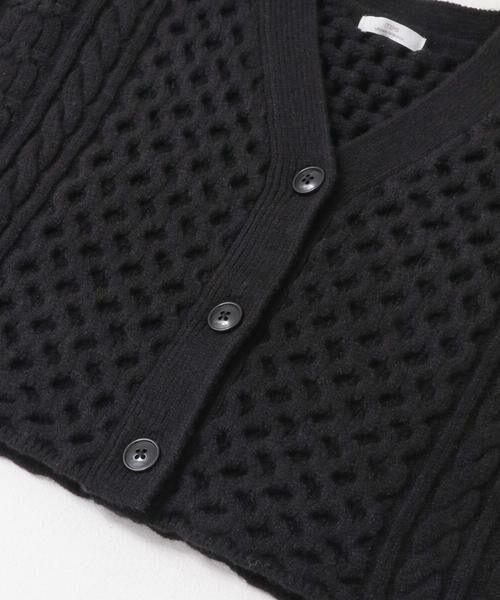URBAN RESEARCH ITEMS / アーバンリサーチ アイテムズ カーディガン・ボレロ | ケーブルクロップドニットカーディガン | 詳細16