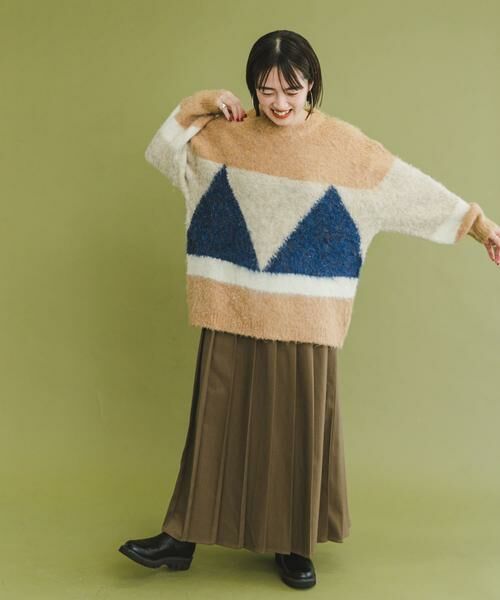 URBAN RESEARCH ITEMS / アーバンリサーチ アイテムズ ニット・セーター | 『ユニセックス』ブークレモチーフニット | 詳細4