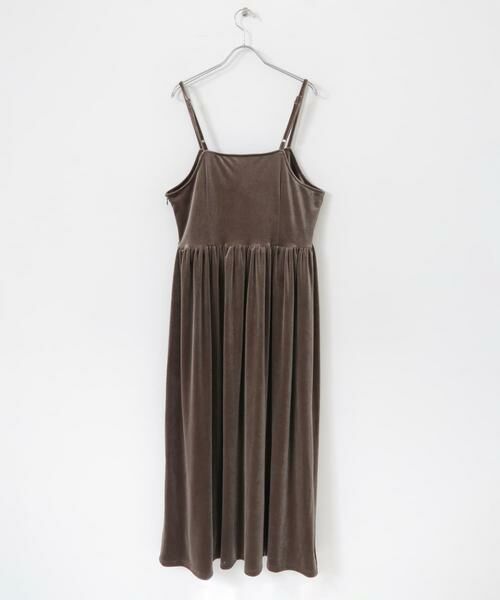 URBAN RESEARCH ITEMS / アーバンリサーチ アイテムズ ワンピース | ベロアキャミワンピース | 詳細10
