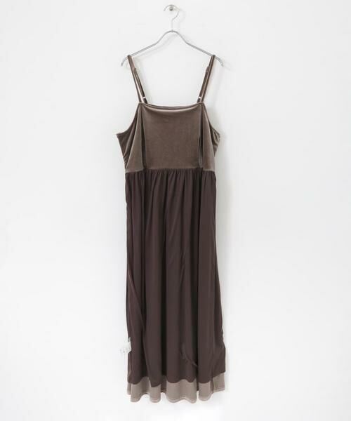 URBAN RESEARCH ITEMS / アーバンリサーチ アイテムズ ワンピース | ベロアキャミワンピース | 詳細11