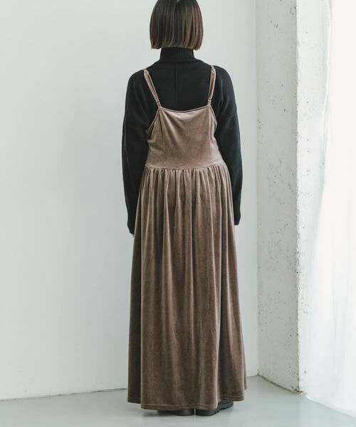 URBAN RESEARCH ITEMS / アーバンリサーチ アイテムズ ワンピース | ベロアキャミワンピース | 詳細8