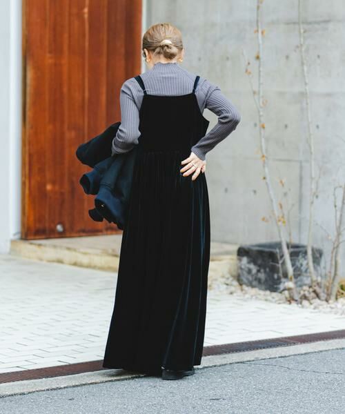 URBAN RESEARCH ITEMS / アーバンリサーチ アイテムズ ワンピース | ベロアキャミワンピース | 詳細16