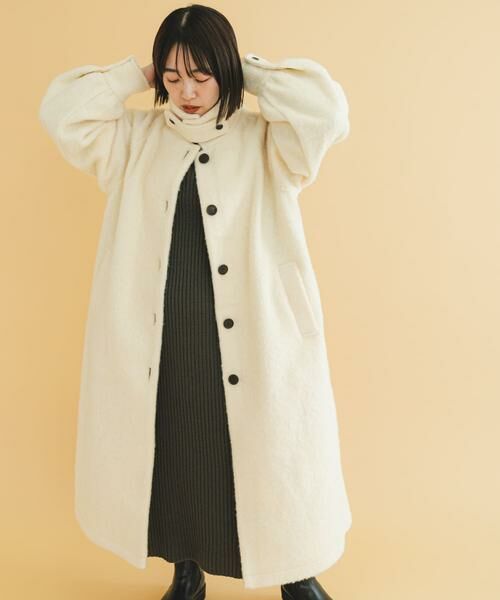 URBAN RESEARCH ITEMS / アーバンリサーチ アイテムズ その他アウター | シャギースタンドカラーコート | 詳細13