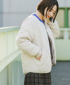 URBAN RESEARCH ITEMS / アーバンリサーチ アイテムズ ダウンジャケット・ベスト | 『Sサイズ/XSサイズあり』『一部WEB限定カラー』中綿キルティングノーカラージャケット