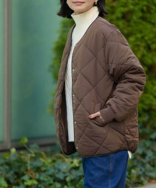 URBAN RESEARCH ITEMS / アーバンリサーチ アイテムズ ダウンジャケット・ベスト | 『Sサイズ/XSサイズあり』『一部WEB限定カラー』中綿キルティングノーカラージャケット | 詳細4
