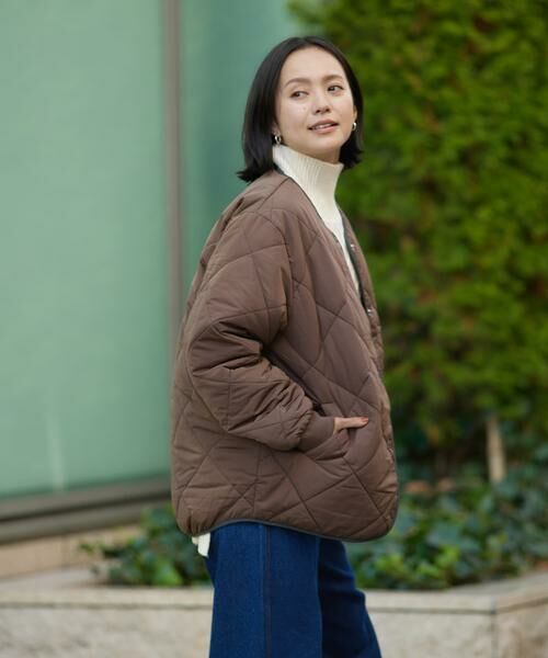 URBAN RESEARCH ITEMS / アーバンリサーチ アイテムズ ダウンジャケット・ベスト | 『Sサイズ/XSサイズあり』『一部WEB限定カラー』中綿キルティングノーカラージャケット | 詳細5