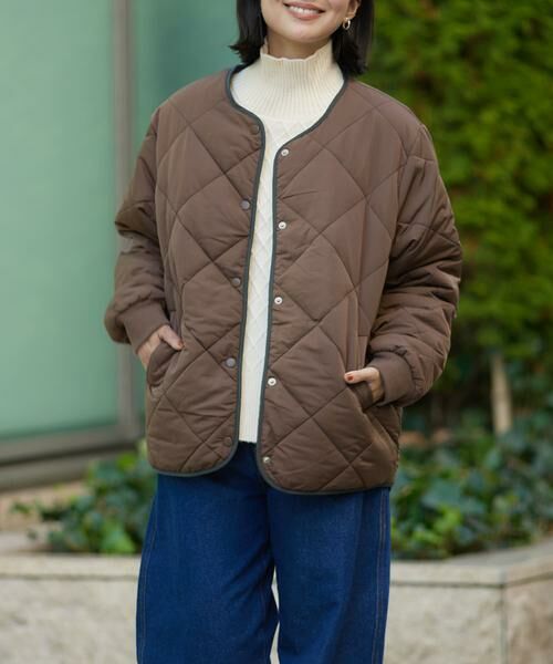 URBAN RESEARCH ITEMS / アーバンリサーチ アイテムズ ダウンジャケット・ベスト | 『Sサイズ/XSサイズあり』『一部WEB限定カラー』中綿キルティングノーカラージャケット | 詳細6