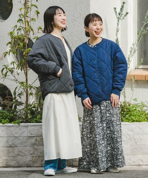 URBAN RESEARCH ITEMS / アーバンリサーチ アイテムズ ダウンジャケット・ベスト | 『Sサイズ/XSサイズあり』『一部WEB限定カラー』中綿キルティングノーカラージャケット | 詳細16