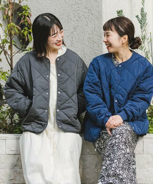 URBAN RESEARCH ITEMS / アーバンリサーチ アイテムズ ダウンジャケット・ベスト | 『Sサイズ/XSサイズあり』『一部WEB限定カラー』中綿キルティングノーカラージャケット | 詳細17