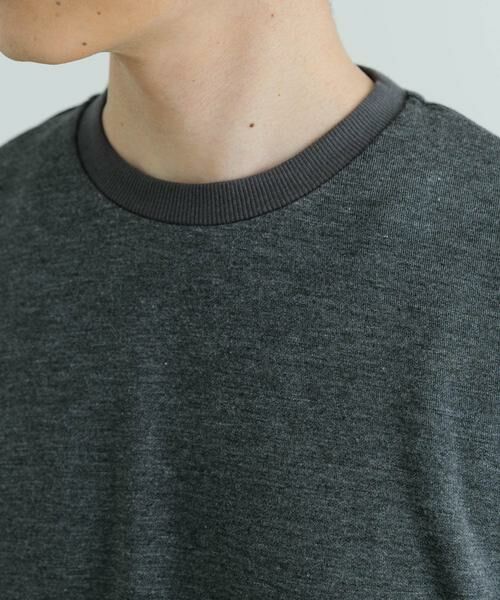 URBAN RESEARCH ITEMS / アーバンリサーチ アイテムズ スウェット | 袖キリカエ 綿タッチポンチ プルオーバー | 詳細15