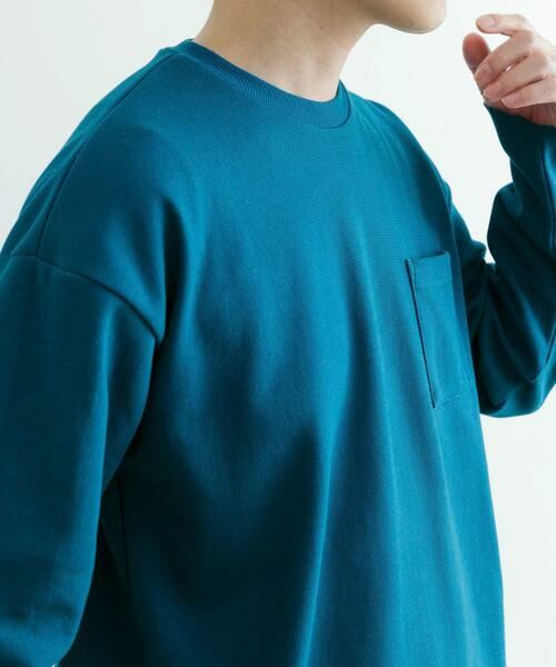 URBAN RESEARCH ITEMS / アーバンリサーチ アイテムズ Tシャツ | 裏配色カノコ ロングスリーブ カットソー | 詳細1