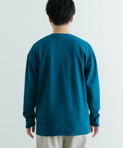 URBAN RESEARCH ITEMS / アーバンリサーチ アイテムズ Tシャツ | 裏配色カノコ ロングスリーブ カットソー | 詳細10