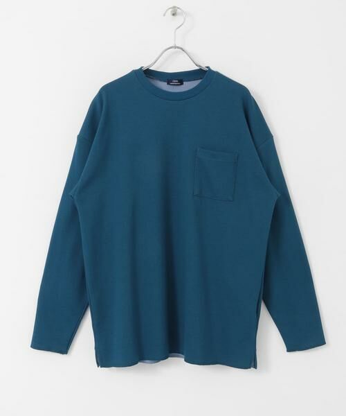 URBAN RESEARCH ITEMS / アーバンリサーチ アイテムズ Tシャツ | 裏配色カノコ ロングスリーブ カットソー | 詳細11