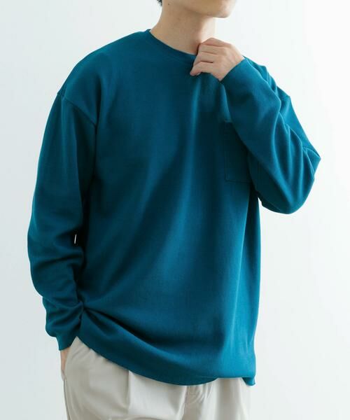 URBAN RESEARCH ITEMS / アーバンリサーチ アイテムズ Tシャツ | 裏配色カノコ ロングスリーブ カットソー | 詳細3