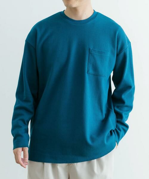 URBAN RESEARCH ITEMS / アーバンリサーチ アイテムズ Tシャツ | 裏配色カノコ ロングスリーブ カットソー | 詳細4