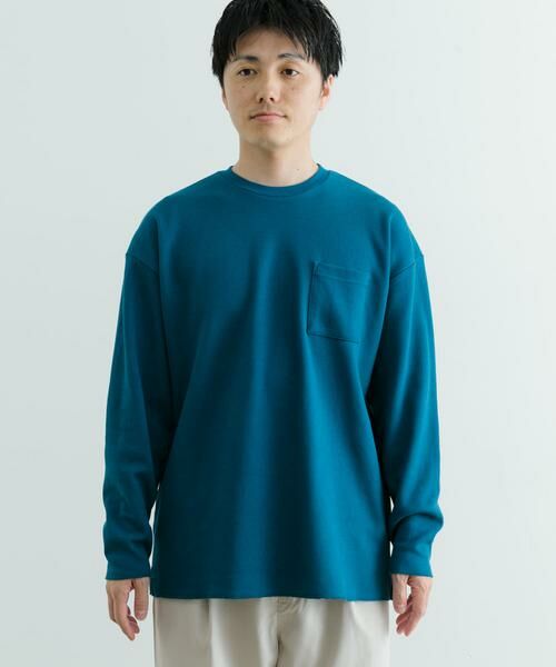 URBAN RESEARCH ITEMS / アーバンリサーチ アイテムズ Tシャツ | 裏配色カノコ ロングスリーブ カットソー | 詳細8