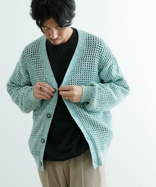 URBAN RESEARCH ITEMS / アーバンリサーチ アイテムズ カーディガン・ボレロ | テープヤーン Vネック ニットカーディガン | 詳細2