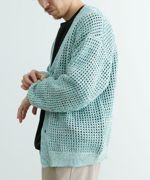 URBAN RESEARCH ITEMS / アーバンリサーチ アイテムズ カーディガン・ボレロ | テープヤーン Vネック ニットカーディガン | 詳細3