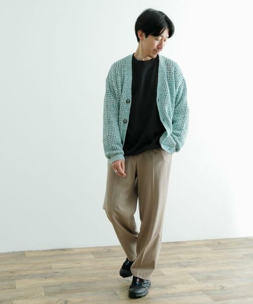 URBAN RESEARCH ITEMS / アーバンリサーチ アイテムズ カーディガン・ボレロ | テープヤーン Vネック ニットカーディガン | 詳細5