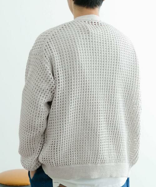 URBAN RESEARCH ITEMS / アーバンリサーチ アイテムズ カーディガン・ボレロ | テープヤーン Vネック ニットカーディガン | 詳細11