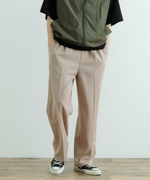 URBAN RESEARCH ITEMS / アーバンリサーチ アイテムズ その他パンツ | Wフェイスジョーゼット イージー スラックス | 詳細1