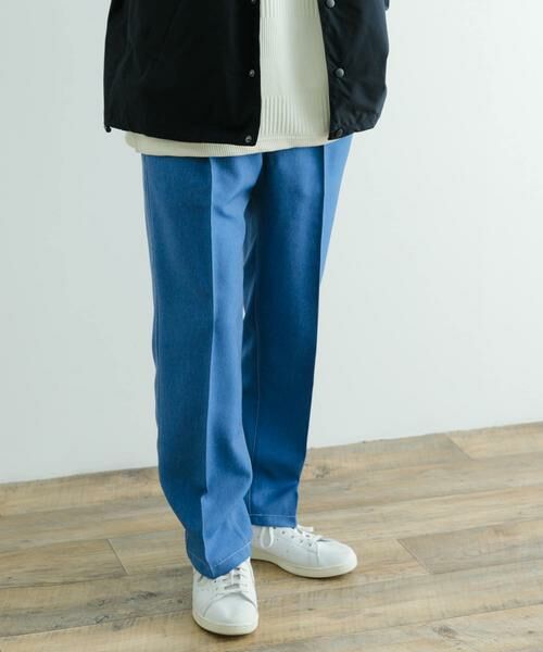 URBAN RESEARCH ITEMS / アーバンリサーチ アイテムズ その他パンツ | 『イージーケア/UVカット』シンセティックデニム コントラストステッチパンツ | 詳細1