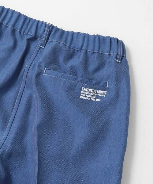 URBAN RESEARCH ITEMS / アーバンリサーチ アイテムズ その他パンツ | 『イージーケア/UVカット』シンセティックデニム コントラストステッチパンツ | 詳細8
