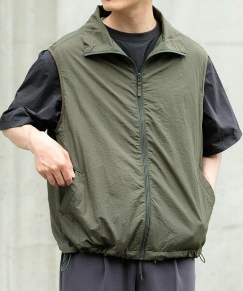 URBAN RESEARCH ITEMS / アーバンリサーチ アイテムズ その他アウター | メッシュライニング Zip Upナイロンベスト | 詳細1