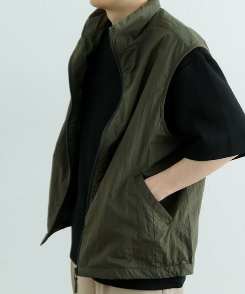 URBAN RESEARCH ITEMS / アーバンリサーチ アイテムズ その他アウター | メッシュライニング Zip Upナイロンベスト | 詳細11