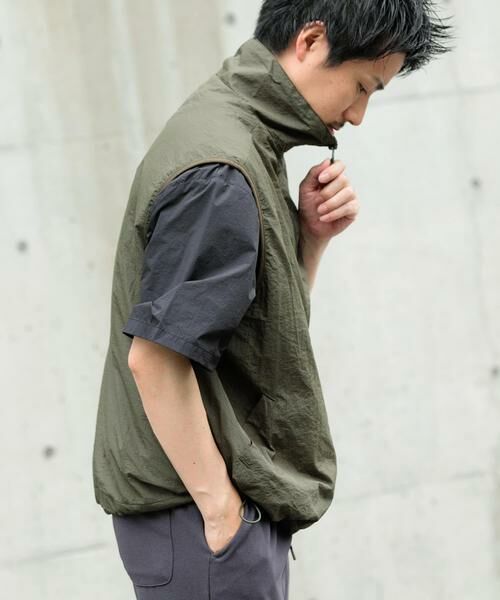 URBAN RESEARCH ITEMS / アーバンリサーチ アイテムズ その他アウター | メッシュライニング Zip Upナイロンベスト | 詳細6