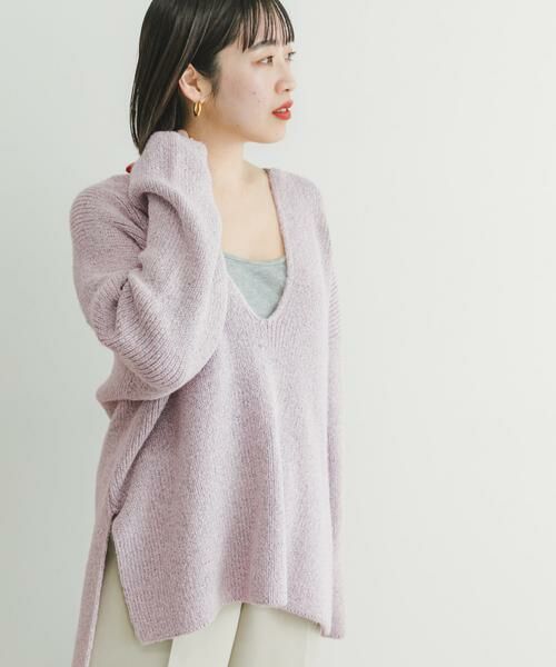 URBAN RESEARCH ITEMS / アーバンリサーチ アイテムズ ニット・セーター | カタアゼ深Vニット | 詳細7