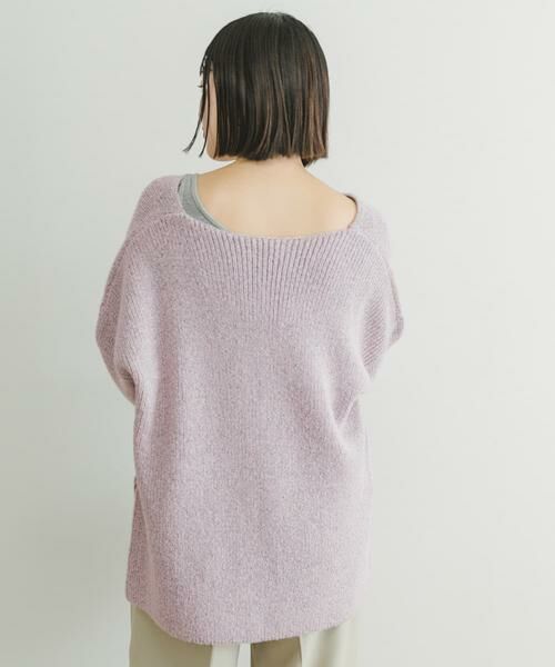 URBAN RESEARCH ITEMS / アーバンリサーチ アイテムズ ニット・セーター | カタアゼ深Vニット | 詳細9