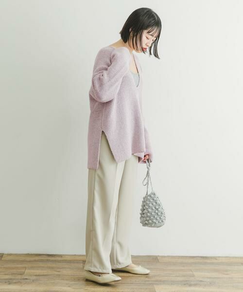 URBAN RESEARCH ITEMS / アーバンリサーチ アイテムズ ニット・セーター | カタアゼ深Vニット | 詳細11