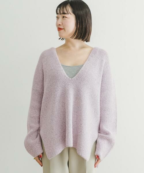 URBAN RESEARCH ITEMS / アーバンリサーチ アイテムズ ニット・セーター | カタアゼ深Vニット | 詳細12